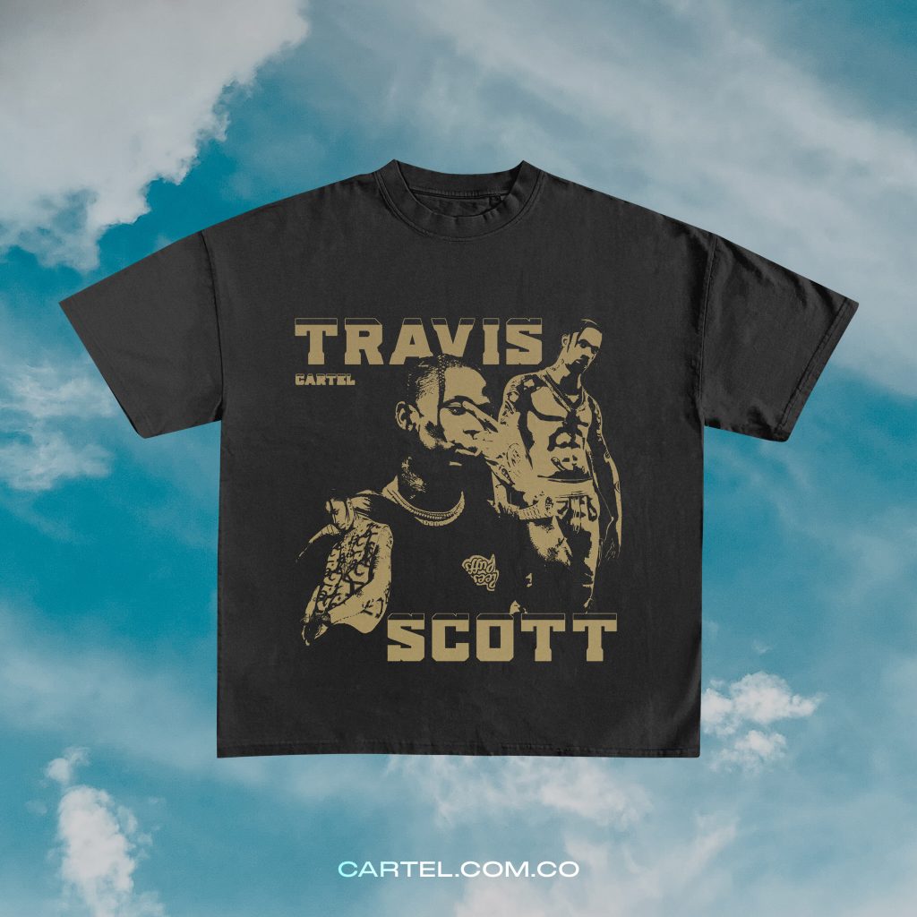 CAMISETA SEMI OVERSIZE TRAVIS SCOTT – Cartel