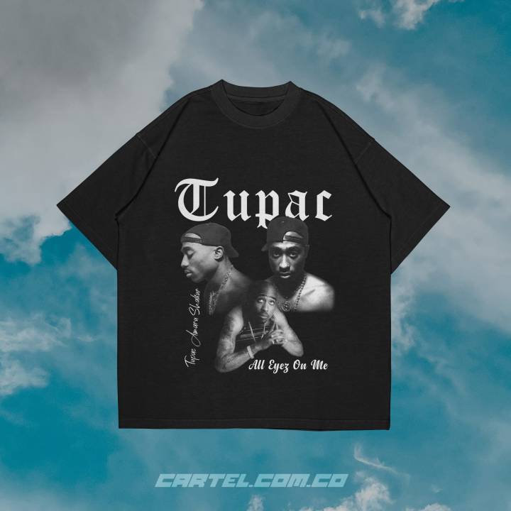 Amplified Tupac Basketbalshirt Zwart - Thug Life Jersey